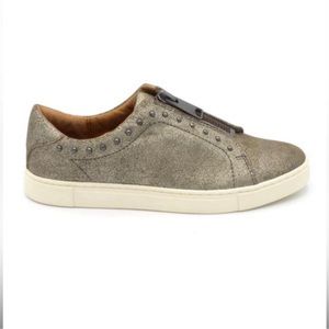 Frye & Co Victoria Metallic Zip Sneakers